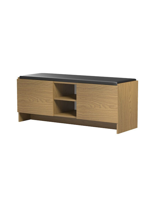 Ξύλινη Παπουτσοθήκη Zulla 110x37x43cm
