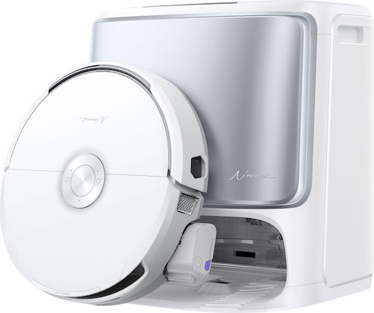 Narwal Flow Aspirator Robot cu Cartografiere Laser și Putere de Aspirație 22000Pa Albă
