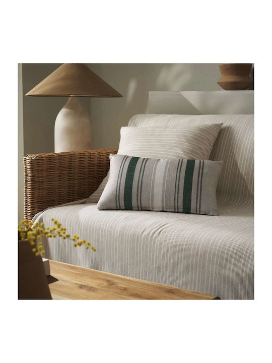 Gofis Home Nymeria Sesselüberwurf Jacquard 180x180cm Beiges