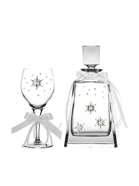 Verorama Wedding Decanter Made of White Crystal