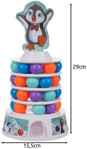 Επιτραπέζιο Παιχνίδι Penguin On The Tower για 2-4 Παίκτες 4+ Ετών ZY12473QWS18 (EN)