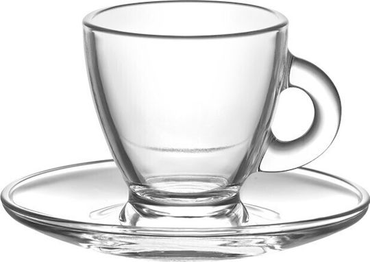 Espresso Lav Romas Glas Tassenuntersetzer