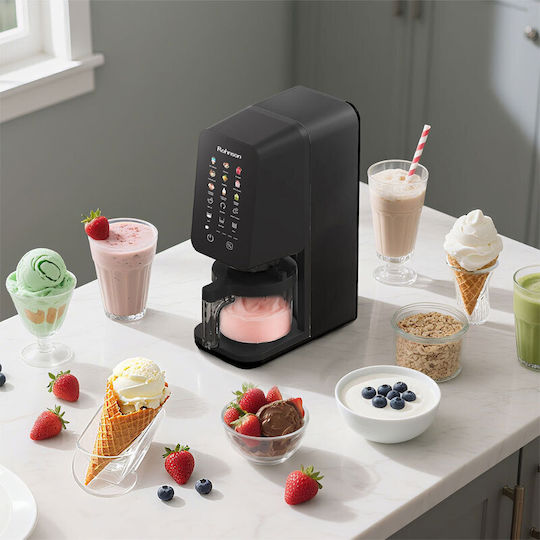 Rohnson Velvet Creme Ice Cream Maker 3x1.35lt Black