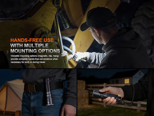 Fenix Pro Wiederaufladbarer Handscheinwerfer LED IP68 mit Maximaler Helligkeit 4600 Lumen