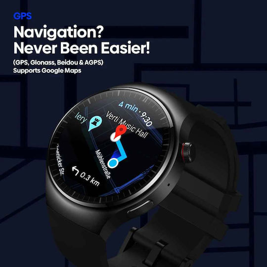 Zeblaze Thor Ultra Smartwatch with Heart Rate Monitor (Black)