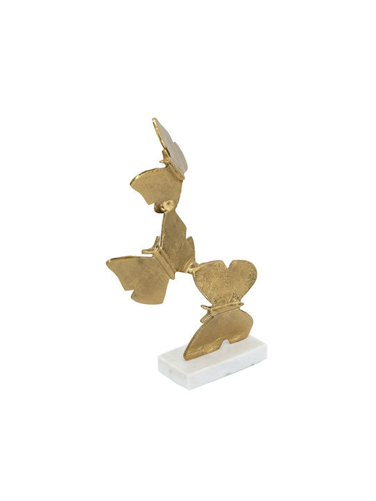 Artekko Decorative Butterfly Made of Metal 25x7.5x40cm