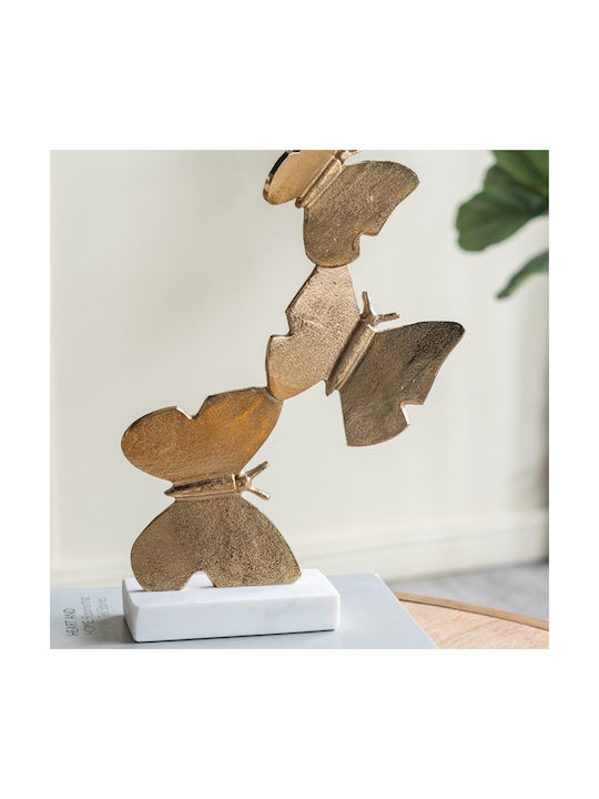 Artekko Decorative Butterfly Made of Metal 25x7.5x40cm