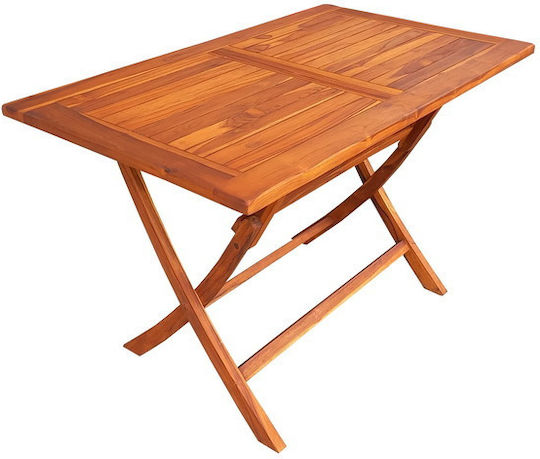 Foldable Table 120x70x75 Teak Foldable Table 120x70x75 Teak