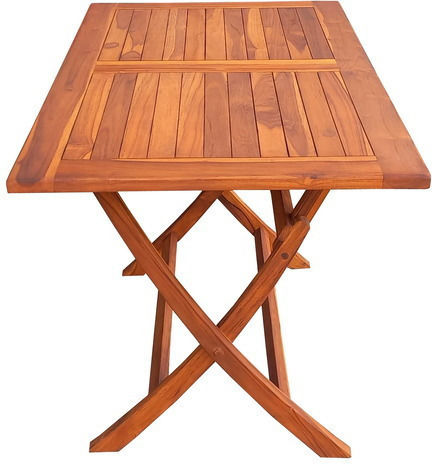 Outdoor Table from Teak Foldable Teak 120x70x75cm