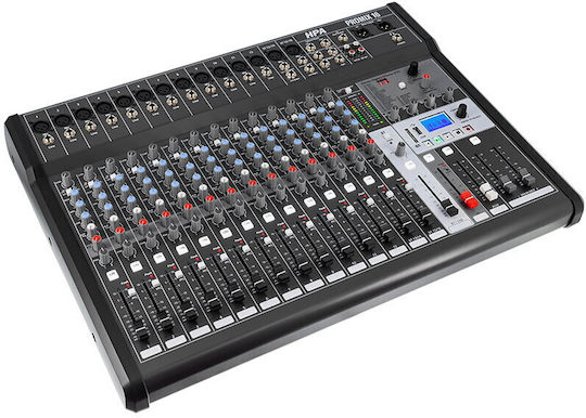 HPAPROMIX16 Ψηφιακή Κονσόλα 16 Καναλιών / 14 Εισόδους XLR & Bluetooth