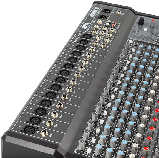 HPAPROMIX16 Ψηφιακή Κονσόλα 16 Καναλιών / 14 Εισόδους XLR & Bluetooth