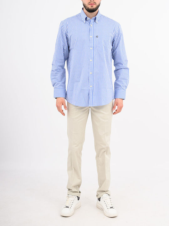 Long Sleeve Shirt in Regular Fit Oceanblue