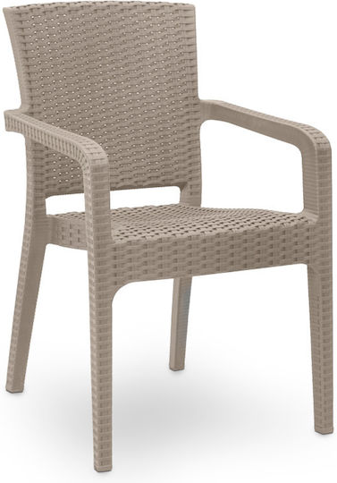 Chair Clio Cappuccino 57x55x86cm
