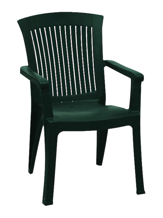 Outdoor-Stuhl Kunststoff Kleio Green 67x60x89εκ.