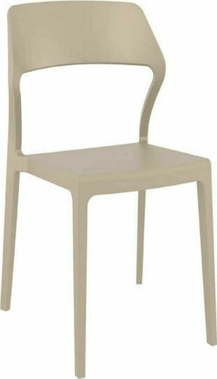 Stuhl Snow Taupe 52x56x83cm