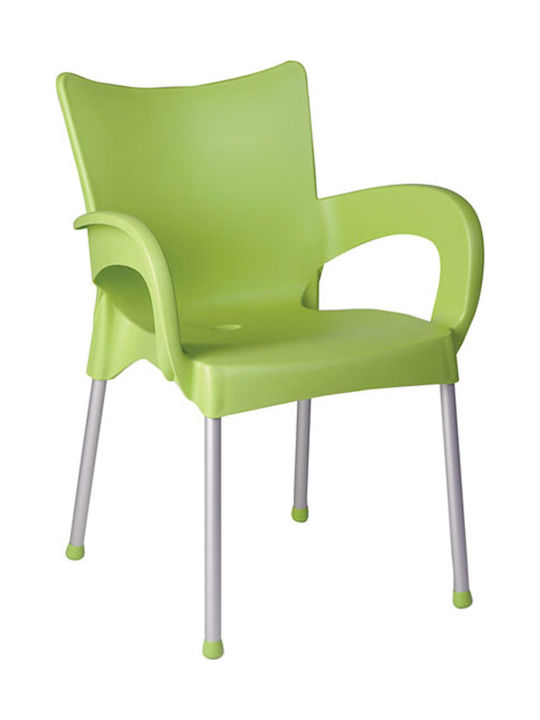 Scaun de exterior Polipropilenă Romeo Verde 58x53x83cm