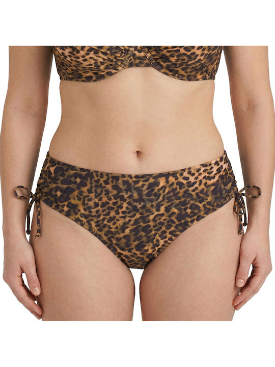 Plus Size Дамски Бански Bikini С Банели Flexfit Чашки Леопард