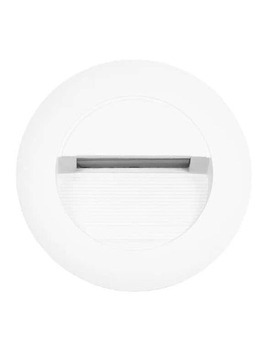 kelvo Stepart Wandmontiertes Außenbeleuchtung LED IP65 3W mit Warmweißem Licht 8.3x4.5x8.3cm
