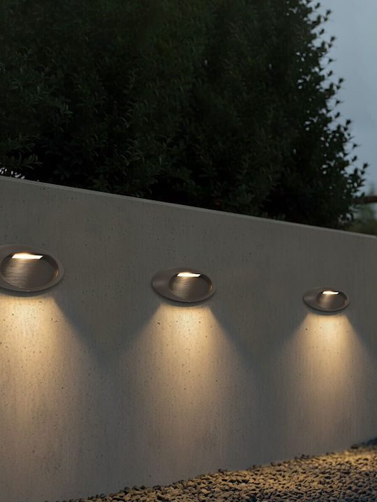 kelvo Stepart Στεγανό Επιτοίχιο Εξωτερικό Φωτιστικό LED 3W 2700K 26x5.5x13εκ.