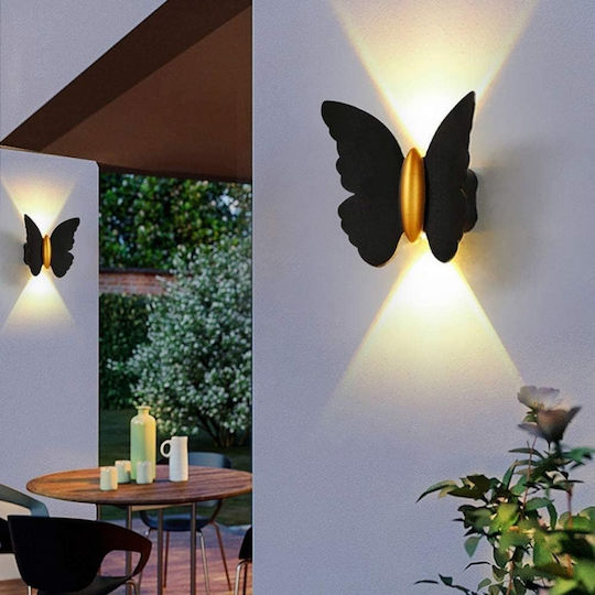 Lightplanet Wandmontiertes Außenbeleuchtung Schwarz