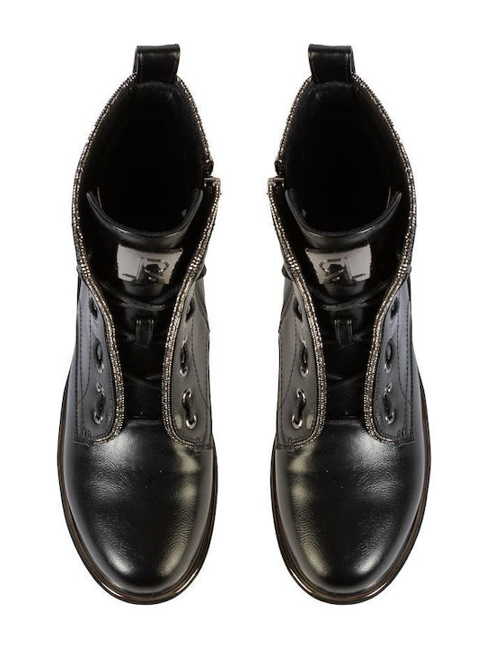 Damen Stiefeletten Schwarz GA DF2777-R440 Schwarz