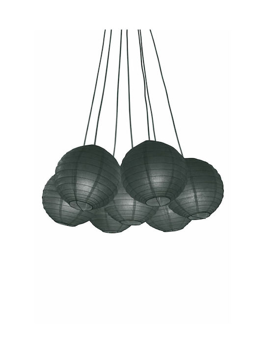 keleman Black Ball Pendant Ceiling Light 20x20x60cm