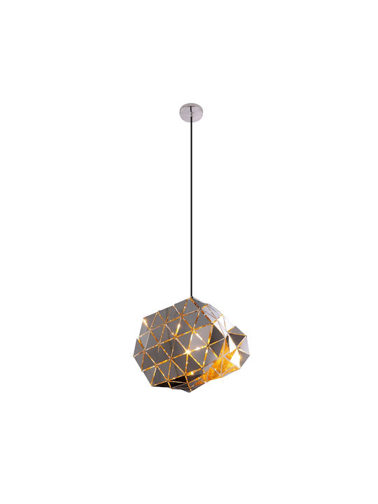 Agora Lighting Adjustable Pendant Light Comet Grid with Socket E27 30x30x176cm