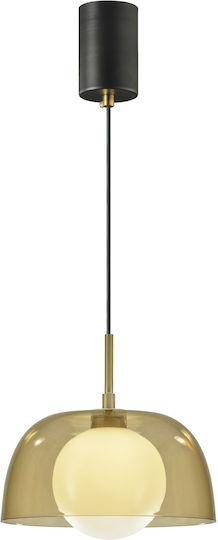 Agora Lighting Κρεμαστό Φωτιστικό Μελί 100x100εκ.