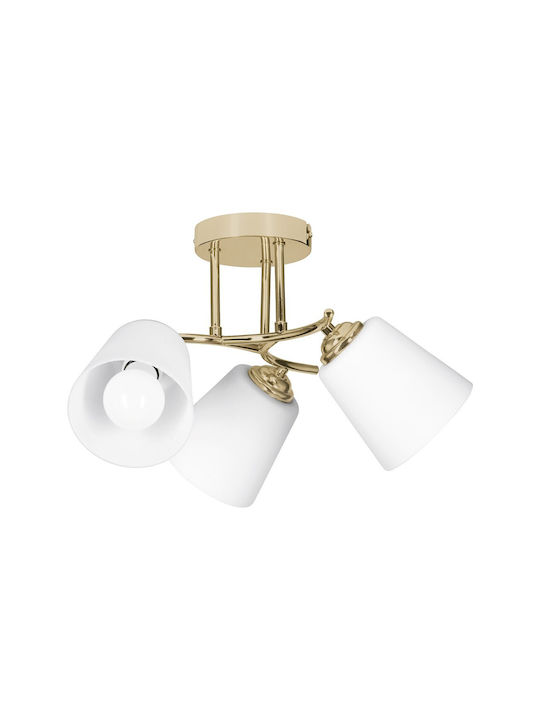 Active Jet Pendant Light Gold with Socket E27
