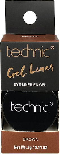 Technic Gel Eye Liner Black Brown 3gr