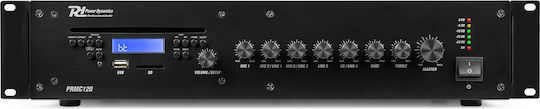 Power Dynamics PRC120 Amplificator PA 120W – Amplificator Mixer cu CD Player Bluetooth MP3 (8 Ohm / 100V) 952.158