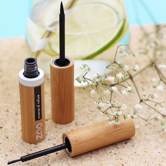 Zao Organic Makeup Refillable Felt Tip Long Stay Felt Tip Eye Liner 4.5gr
