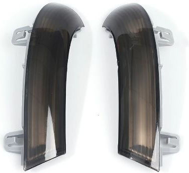 Течащи LED Флаш Огледала VW Golf 5 Golf 5 Plus Jetta Passat 2001-2011 Sharan 2003-2010 Seat Alhambra Skoda Superb Тъмни Комплект 2 Бройки