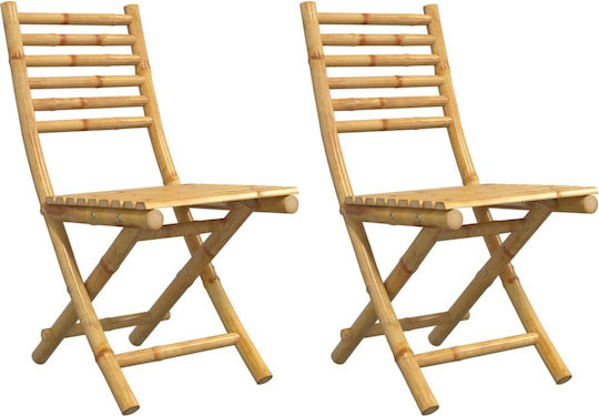 Καρέκλα Καφέ 2τμχ 43x54x88εκ.