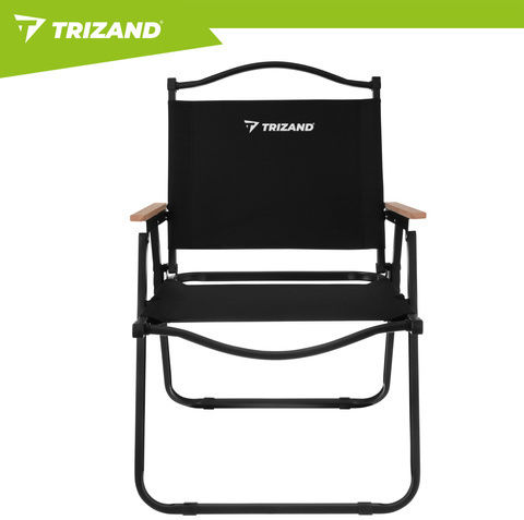 Trizand Καρέκλα Παραλίας Μαύρη 75.5x58.5x53.5εκ.