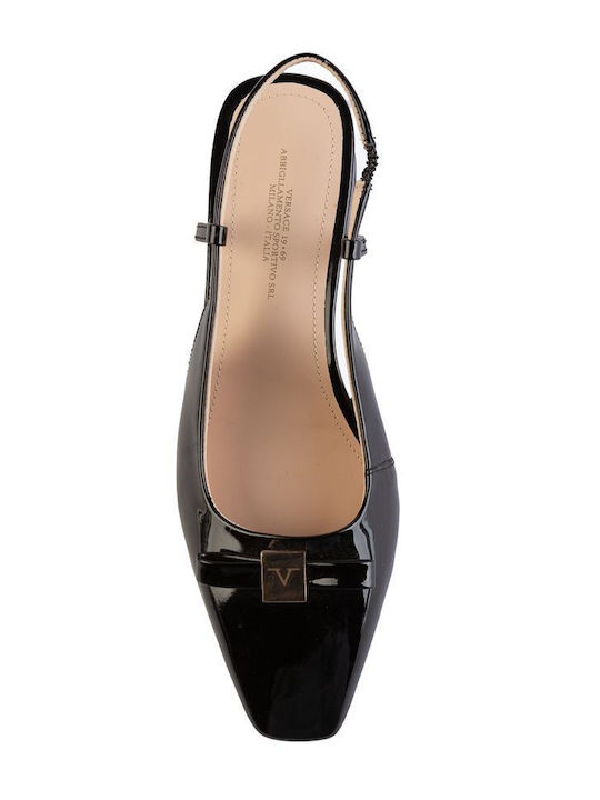 Damen Ballerinas Slingback in Schwarz Farbe