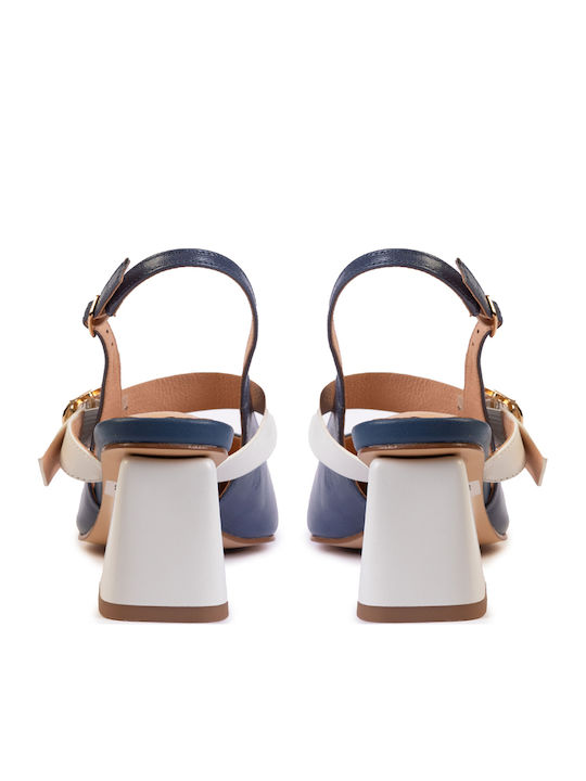 Blau Pumps