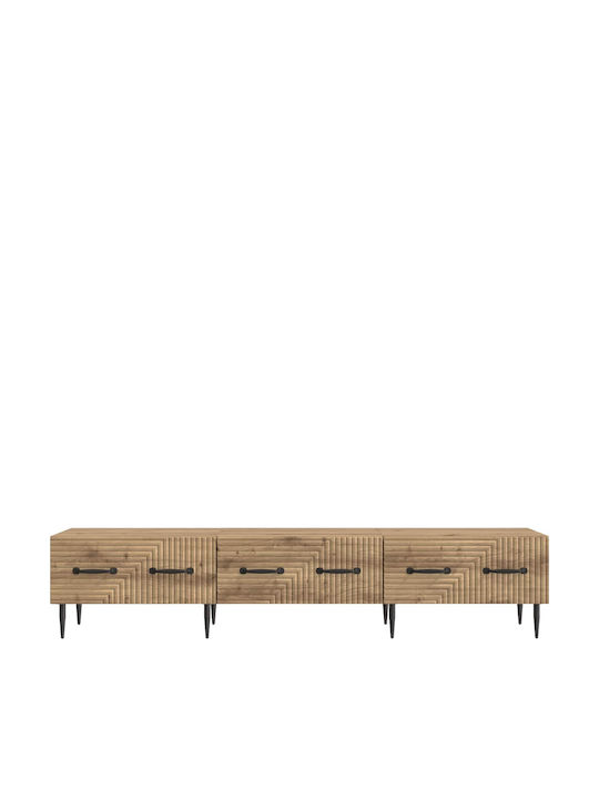 TV-Ständer Eiche M147xT34.5xH30cm