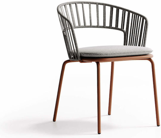 Καρέκλα Onda Terracotta 60x60x68εκ.