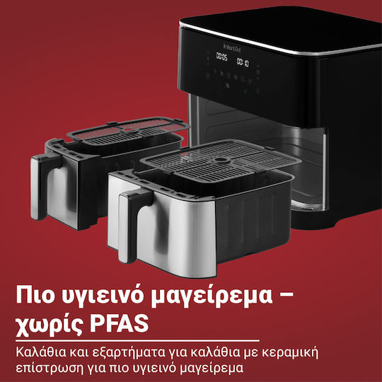 Instant Pot Instant Vortex Air Fryer με Wi-Fi & Διπλό Αποσπώμενο Κάδο 11lt Μαύρο