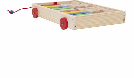 Cuburi din Lemn pentru 3+ Ani 24 Bucăți
