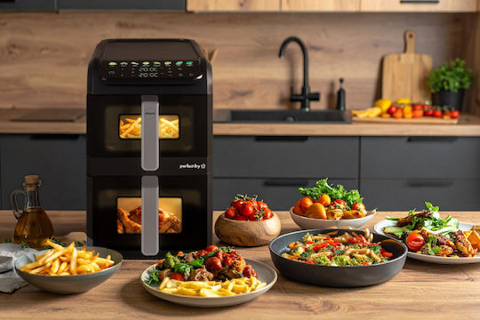 Eldom Air Fryer με Διπλό Αποσπώμενο Κάδο 10lt Μαύρο FR300