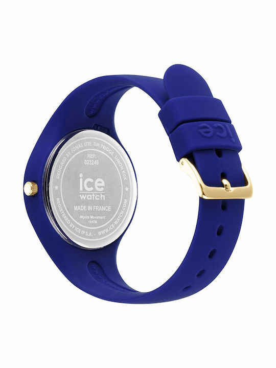 Ice Γυναικείο Ρολόι 34mm Μπαταρίας με Μπλε Καουτσούκ Λουράκι