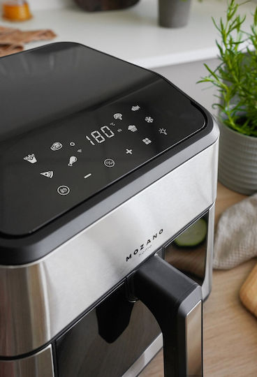 Mozano Home Air Fryer με Wi-Fi 8lt Μαύρο