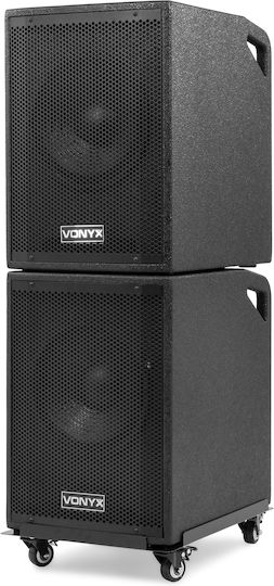 Vonyx Vonyx VX1020BT 170.204 Pair Active PA Speakers 1050W with 10" Woofer
