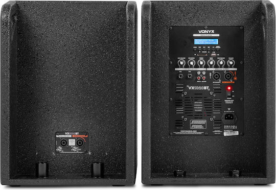 Vonyx Vonyx VX1020BT 170.204 Pair Active PA Speakers 1050W with 10" Woofer