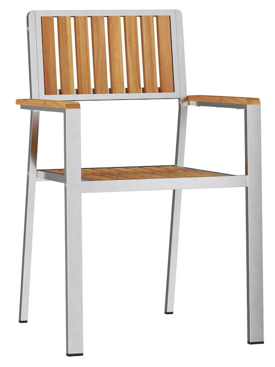 Outdoor-Stuhl Hölzernes Teak 4Stück