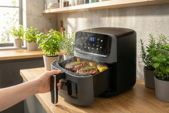 Gotze & Jensen Air Fryer 4.5lt Μαύρο