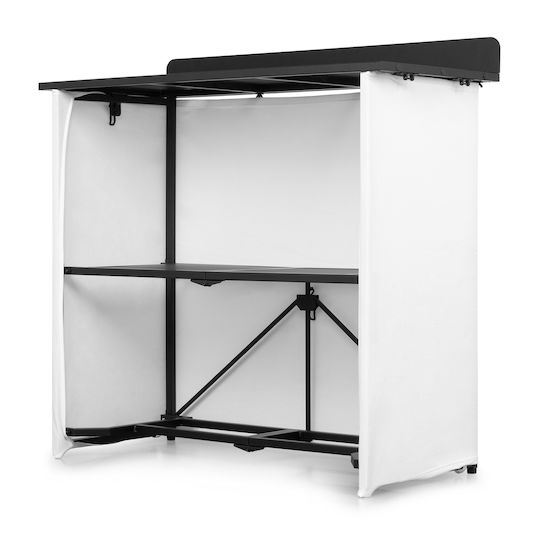 Vonyx Dbf105 Foldable DJ Booth System Pro Quick DJ Table 2x Lycra Carry Bag 180.042