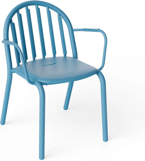 Gartenstühle Wave Blaue 2Stücke 60x59.5x80.5cm